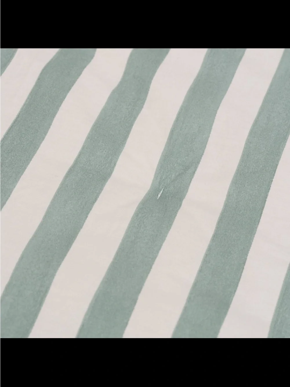 Gathre Stripe Reversible Comforter Set-Green -Full/Queen